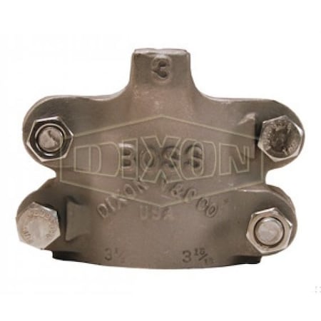 Dixon Boss 4-Bolt Clamp, 2-48/64 to 3-4/64 in Nominal, SS Band, Domestic RB29